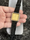 Vintage Seiko Lassale Quartz 6020-5069 Two Tone Square Tank Watch - Working