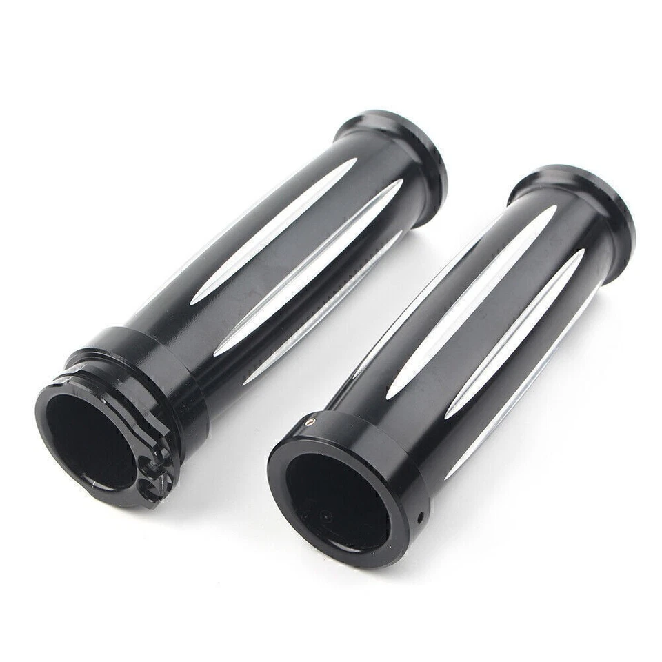 Empuñadura de manillar apta para Harley Sportster XL/XR Dyna Softail Touring 1996-2017 Foto 2 de 4