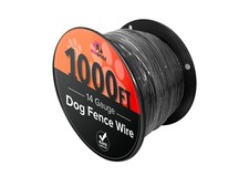 Dog Fence Wire for Electric Dog Fence System, 1000 ft, 14 Gauge Pro Grade Wir...
