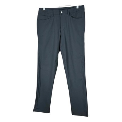Lululemon ABC Classic-Fit 5 Pocket Pant Warpstreme Obsidian Men's 32 x 31 EUC