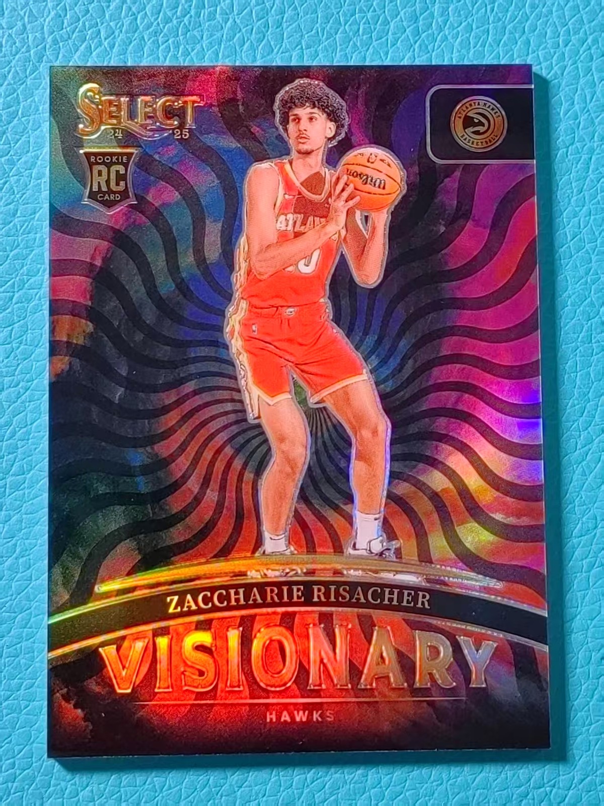 Zaccharie Risacher 2024-25 Panini Select Visionary Rookie RC SSP Case Hit #17