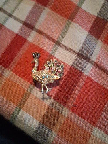 Peacocks Brooch
