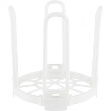 White Dinnerware Bowl Plate Rack Holder Plastic Drain Rack Dish Storage Display
