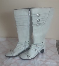 Eject Stiefel/Stiefeletten,gr.39,farbe:altweiß/vintage,top Zustand🌺