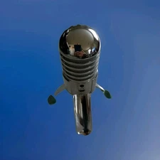 Samson Microphone Meteor USB Studio With Foldable Tripod Stand Chrome Finish