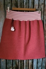 Walkloden-Rock Wollrock Wolle