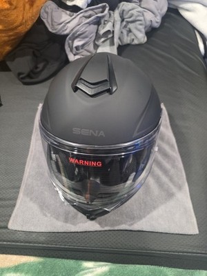 (XXL) Sena Outrush R Modular Flip-up Motorcycle Helmet Matte Black Bluetooth  