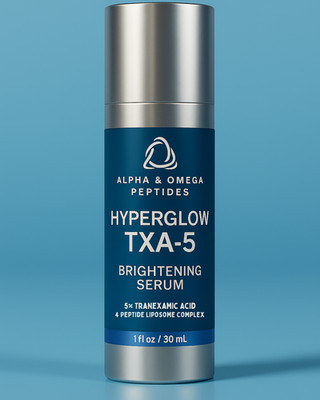Alphaomegapeptide HyperGlow TXA-5 Exosome Serum 1 fl oz - New - Free Shipping