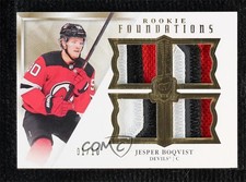 2019-20 The Cup Foundations Jerseys Rookies 1/10 Jesper Boqvist Quad Patch a2v