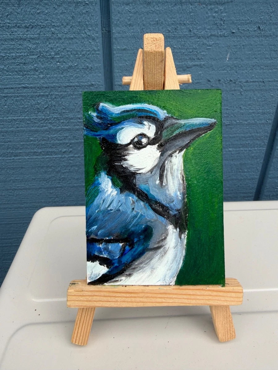 油画鸟类原创艺术绘画| eBay