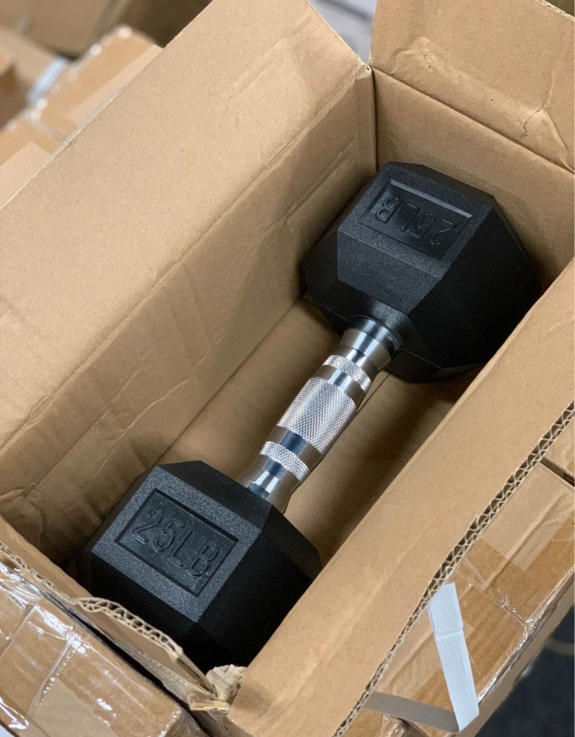 550lb Rubber Hex Dumbbell set (5-50lbs) Brand New
Opens in a new window or tab