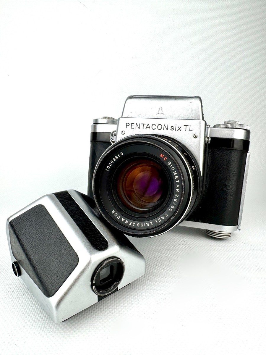 Camera PENTACON Six TL Lens Carl Zeiss Jena Biometar 80mm f/2.8