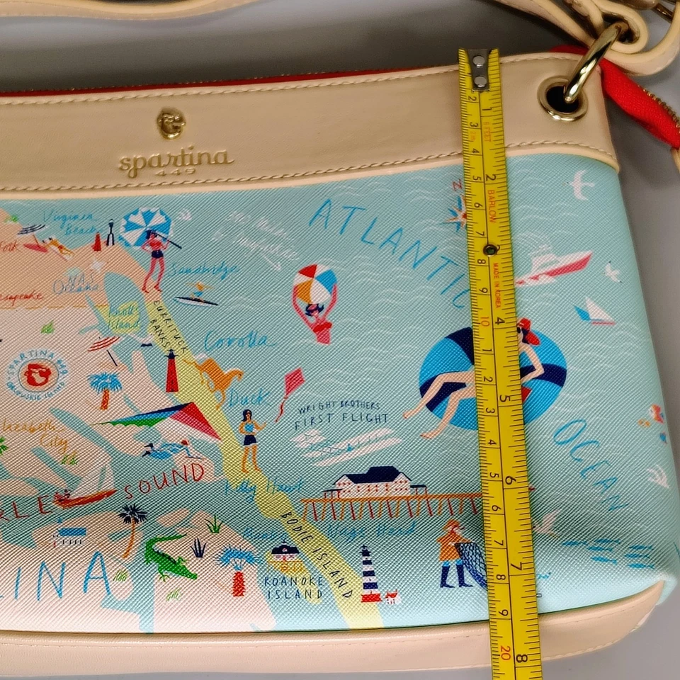Spartina 449 Outer Banks North Carolina Crossbody Handbag Purse Daufuskie Island - Image 2 of 4