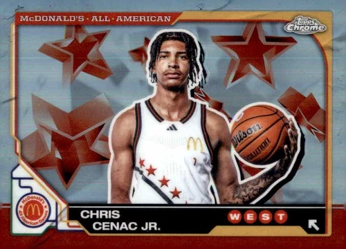 Chris Cenac Jr. 2025 Topps Chrome McDonald's All American Refractor