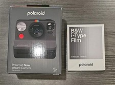 Polaroid Now 2nd Generation I-Type Instant Film Camera - Black  White NIB