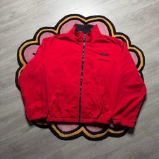 Vintage 90  s Ralph Lauren Polo Sport Fleece Lined Full Zip Jacket Size XL Red