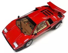 Kyosho 1/18 Lamborghini Countach LP500S Red Diecast Car Model Used