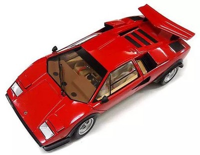 Kyosho 1/18 Lamborghini Countach LP500S Red Diecast Car Model Used