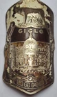 HEAD BADGE CICLO ROMA SOLID BRASS SIZE 62 X 33 WITH FIGURES FREGIO BICI VINTAGE