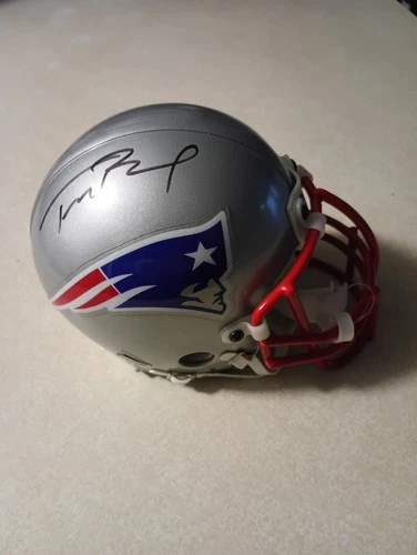 Tom Brady Signed Mini Helmet W/COA