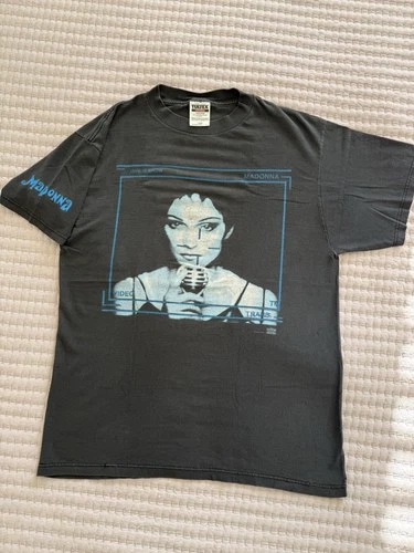 Madonna Girlie Show Tour Band Tee - Tultex Larg 1990s vintage concert t-shirt, vintage, size L, single stitch, B+ condition