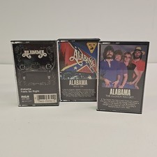Alabama Cassette Tape Lot X 3 Roll On, The Closer You Get, Feels So Right Set 3