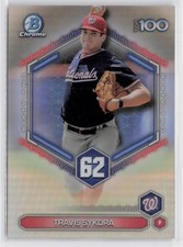 Travis Sykora 2026 Bowman Chrome Top 100 #BTP-62 Washington Nationals