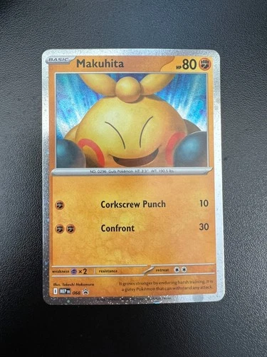 Pokemon Makuhita 068 MEP Perfect Order Cosmos Holofoil Promo NM!!