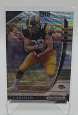 2020 Panini Prizm Draft Picks - T.J. Hockenson #94 Blue Wave Prizm /299