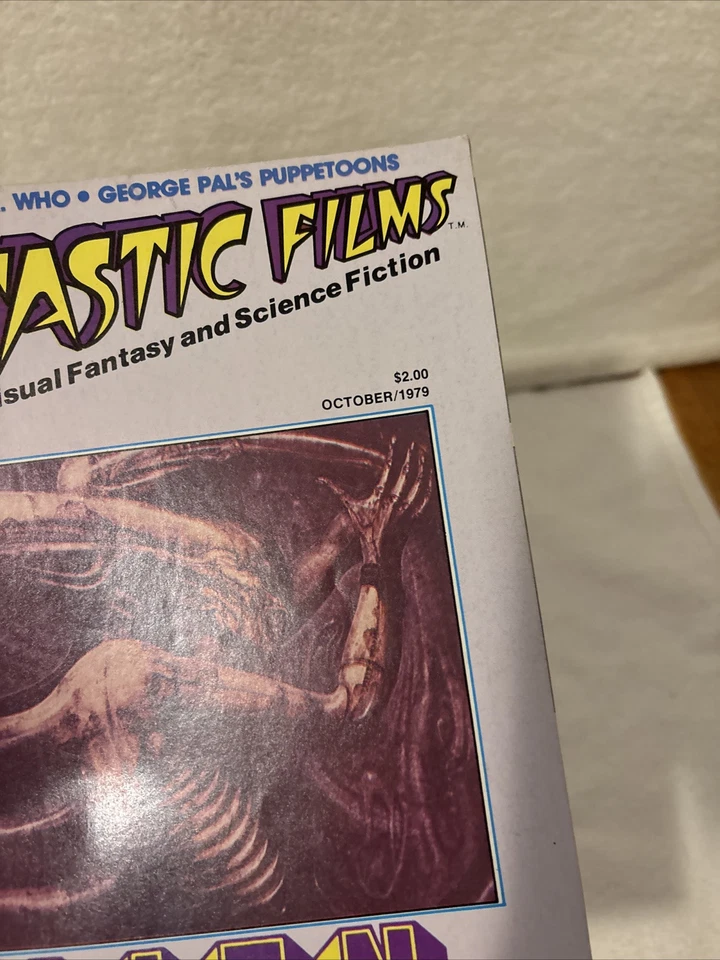 Fantastic Films October 1979 ALIEN Ridley Scott Interview Dr. Who FREE SHIP Foto 4 de 4