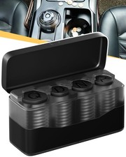 Coin Holder for Car Change Organizer Larger Capacity, Compatible with Coins