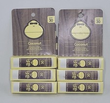 Sun Bum SPF 30 Broad Spectrum Lip Balm Coconut- 6 Pk Exp 12/2027