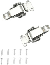 Large Stainless Steel Spring Hasp Toggle Latch, Toolbox Draw Compression Catch C