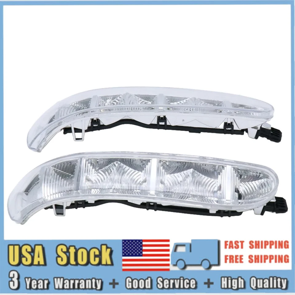 1 juego de luces intermitentes de espejo retrovisor lateral derecho+derecho para Mercedes-Benz Clase S/CL W220 Foto 3 de 4