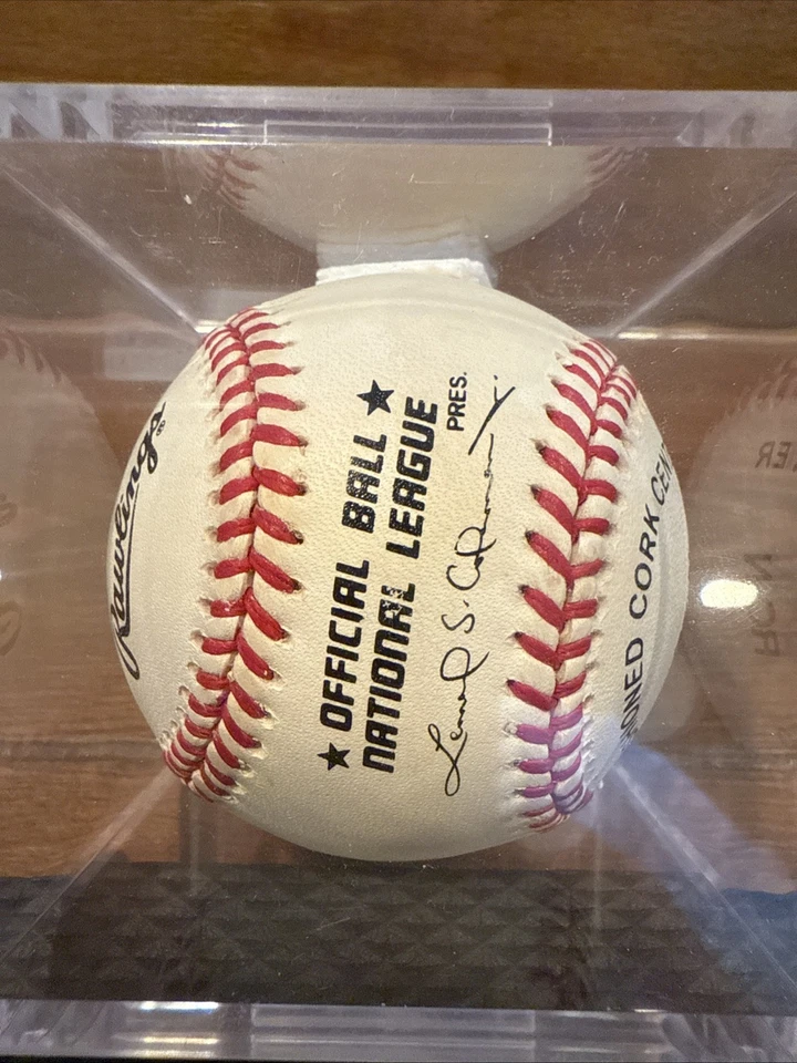 Auténtico béisbol autografiado Pee Wee Reese Salón de la fama Foto 4 de 4