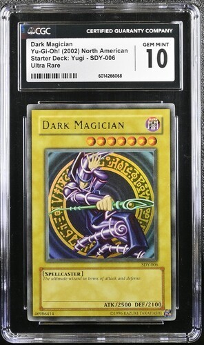 CGC 10 Dark Magician Yu-Gi-Oh! Starter Deck SDY-006 Ultra Rare 2002