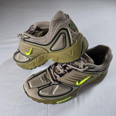 Nike Air Pegasus Wave Shoes Men's Size 8.5 Beige Volt Running Athletic Sneakers