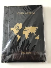 1 PC 300 Pockets Coin Album Coin Collection Storage Display Book for Badge&Coins