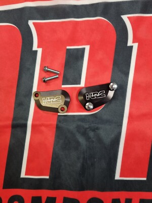 EIN PAAR 1988-91 HONDA CR250 KNÜPPEL ALUMINIUM POWER VENTILDECKEL MIT HRC LOGO.