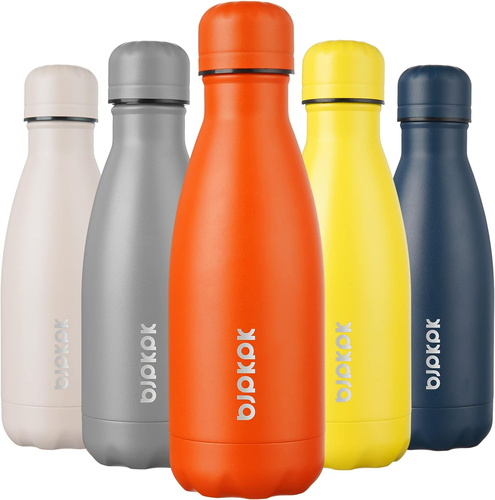 12Oz Insulated Stainless Steel Water Bottles Metal Water Bottle for Travel,Orang - Picture 10 of 12