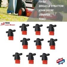 (10) 1/4" Straight In-Line Gas Fuel SHUT-OFF / CUT-OFF Valves Petcock Motorcycle