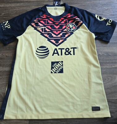 NWOT Nike Club America 21/22 Stadium Home Futbol Jersey Mens Sz