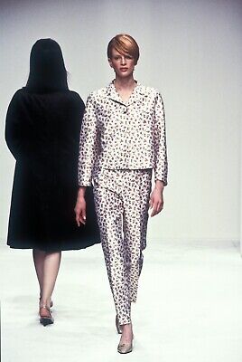 Prada Vintage Runway Archive Fall 1995 White Floral Print Prada Vintage Runway Archive Fall 1995 White Floral Print