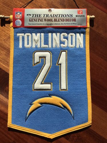 Ladainian Tomlinson San Diego Chargers Quality Wool Banner
