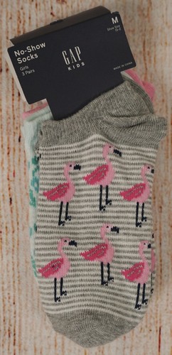 NIP Girls GAP Kids 3-Pack Socks No-Show Choose Size/Patterns - Picture 8 of 11
