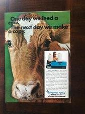 1970 vintage original print ad Sperry Rand Office Copy Machines
