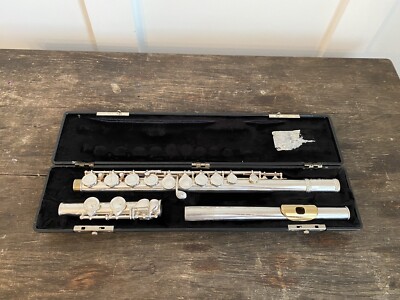 Geimeinhardt 50 Series 52SH Flute Gold-Lip Solid Silver Headjoint NICE FREE SHIP