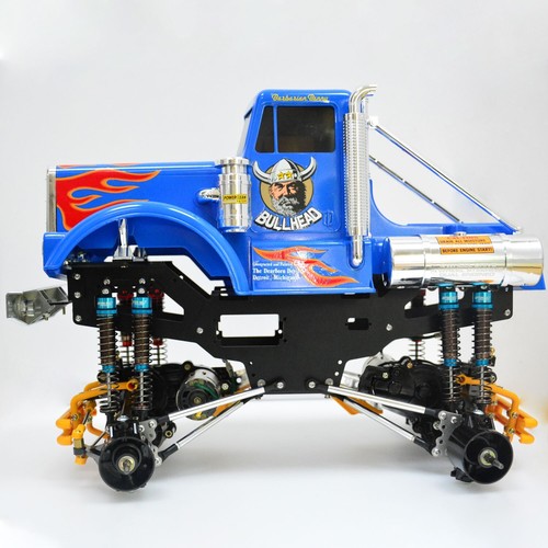 AluminumOil Shock Absorber/Damper Set Tamiya/Clod Buster/Bullhead Upgrade - Picture 5 of 12