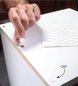 Self Adhesive Stick On Screw Holes Cover Caps Furniture Decorative