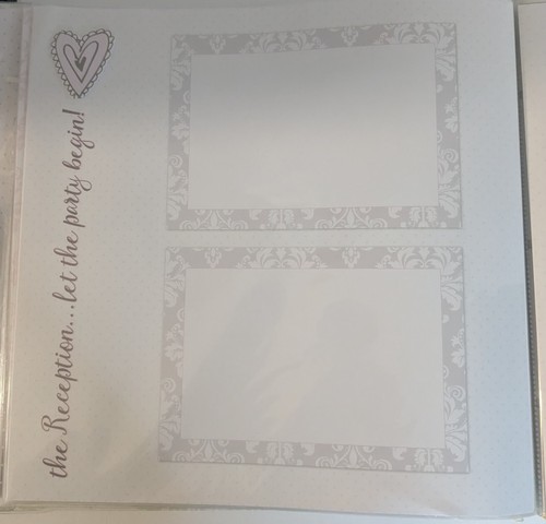CR Gibson Complete Scrapbook Album 12x12 Wedding Pre-designed Pages - Picture 11 of 14